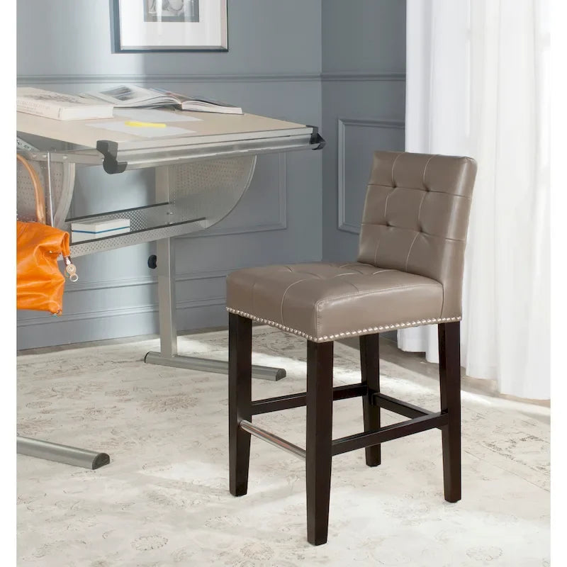 Tabouret de bar SAFAVIEH Lashunda 61 cm (24 po) - 42,4 cm (16,7 po) L x 51 cm (20,1 po) l x 87,4 cm (34,4 po) H