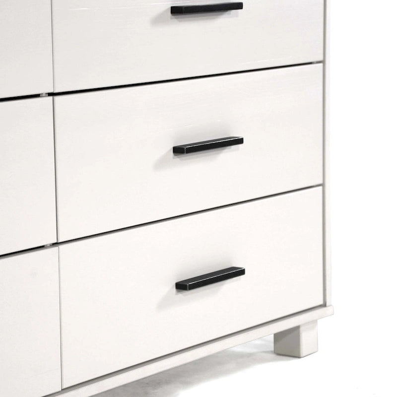 Meubles en bois grainé Loft Commode à 6 tiroirs