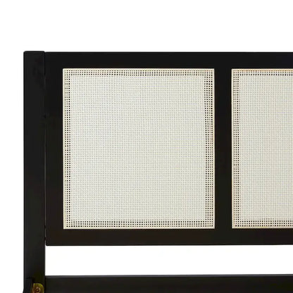 Tête de lit en rotin massif style bohème Middlebrook Designs pour lit king size