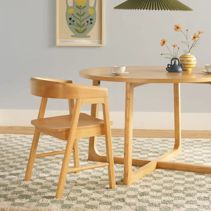 Ensemble de salle à manger Middlebrook 5 pièces avec chaises en bois massif