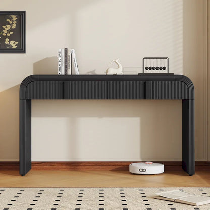 Table console à la silhouette arrondie moderne et unique