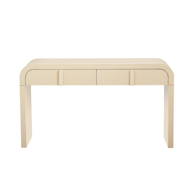 Table console à la silhouette arrondie moderne et unique