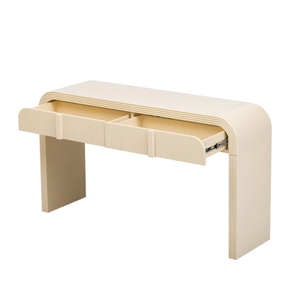 Table console à la silhouette arrondie moderne et unique