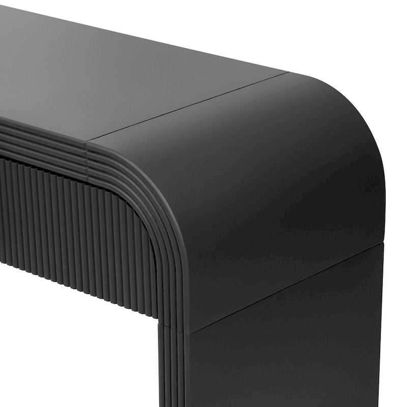 Table console à la silhouette arrondie moderne et unique