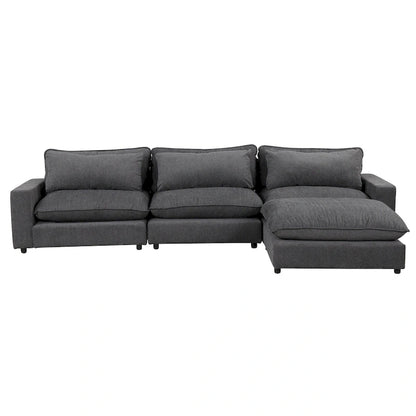 Canapé d'angle 128 pouces Cloud Sofa en chenille