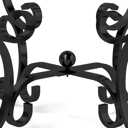 Ensemble de 3 tables basses avec plateau en verre trempé, table d'appoint ronde robuste pour salon