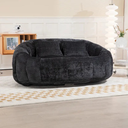 GDFStudio - Canapé relax 2 places Laurel Chenille avec mousse haute densité et confort surdimensionné