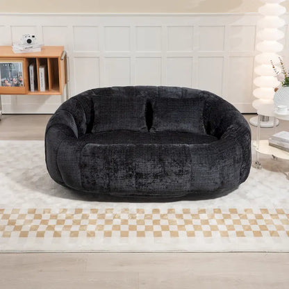 GDFStudio - Canapé relax 2 places Laurel Chenille avec mousse haute densité et confort surdimensionné