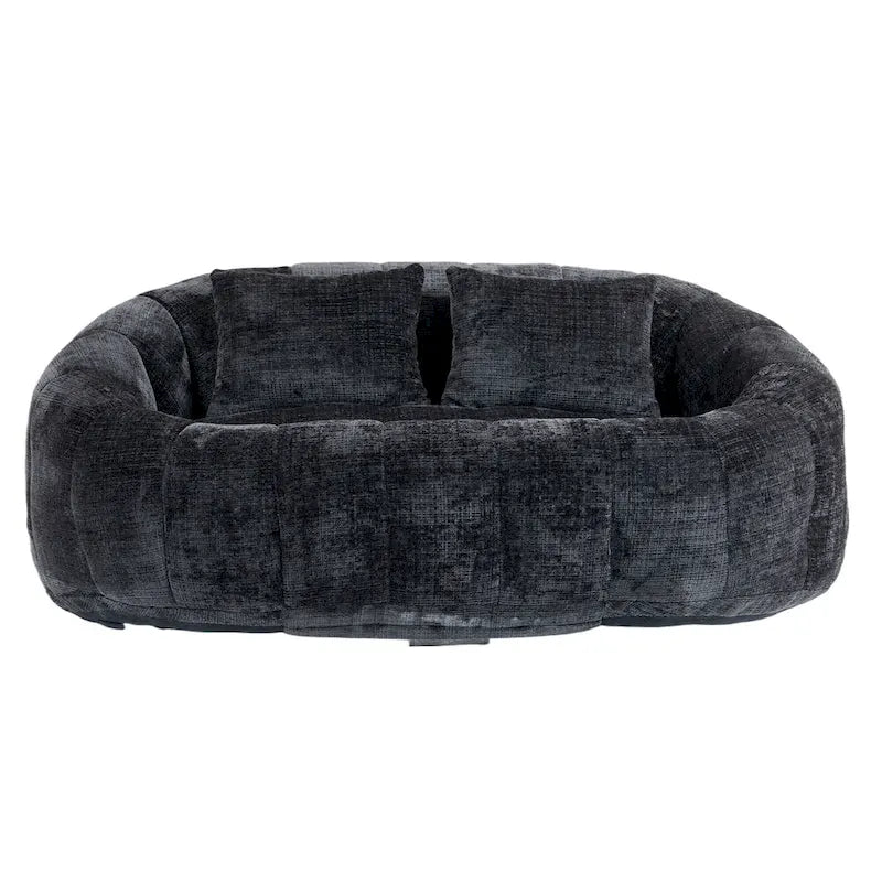 GDFStudio - Canapé relax 2 places Laurel Chenille avec mousse haute densité et confort surdimensionné