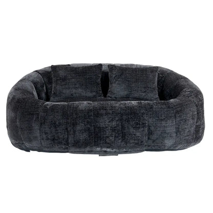 GDFStudio - Canapé relax 2 places Laurel Chenille avec mousse haute densité et confort surdimensionné