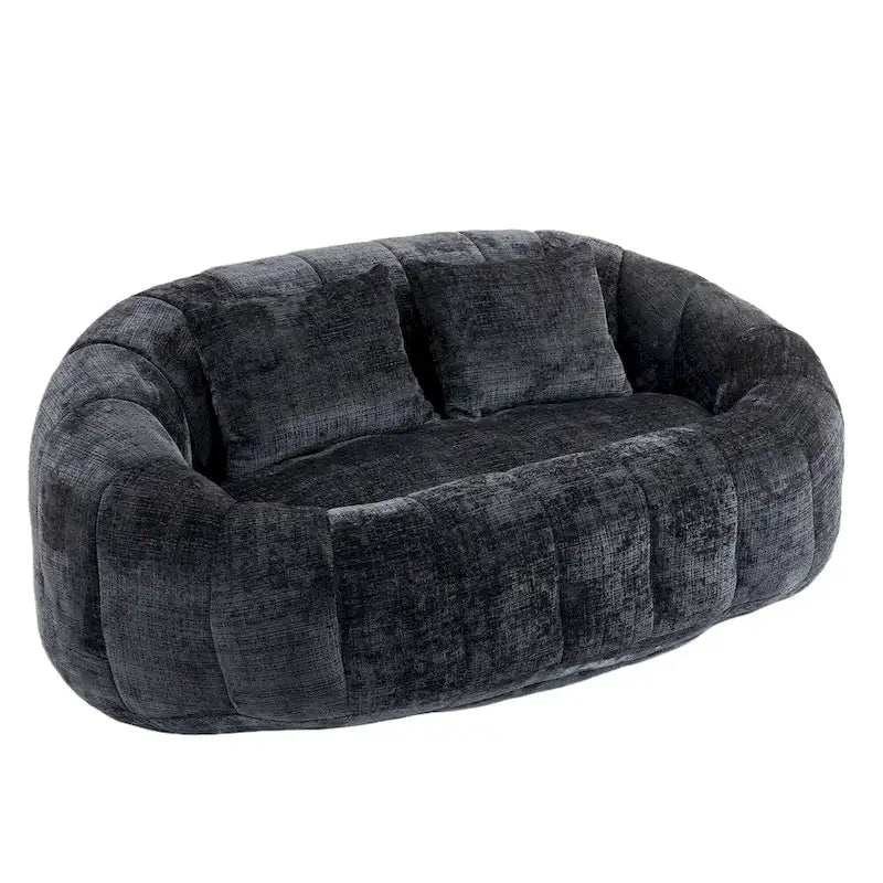 GDFStudio - Canapé relax 2 places Laurel Chenille avec mousse haute densité et confort surdimensionné