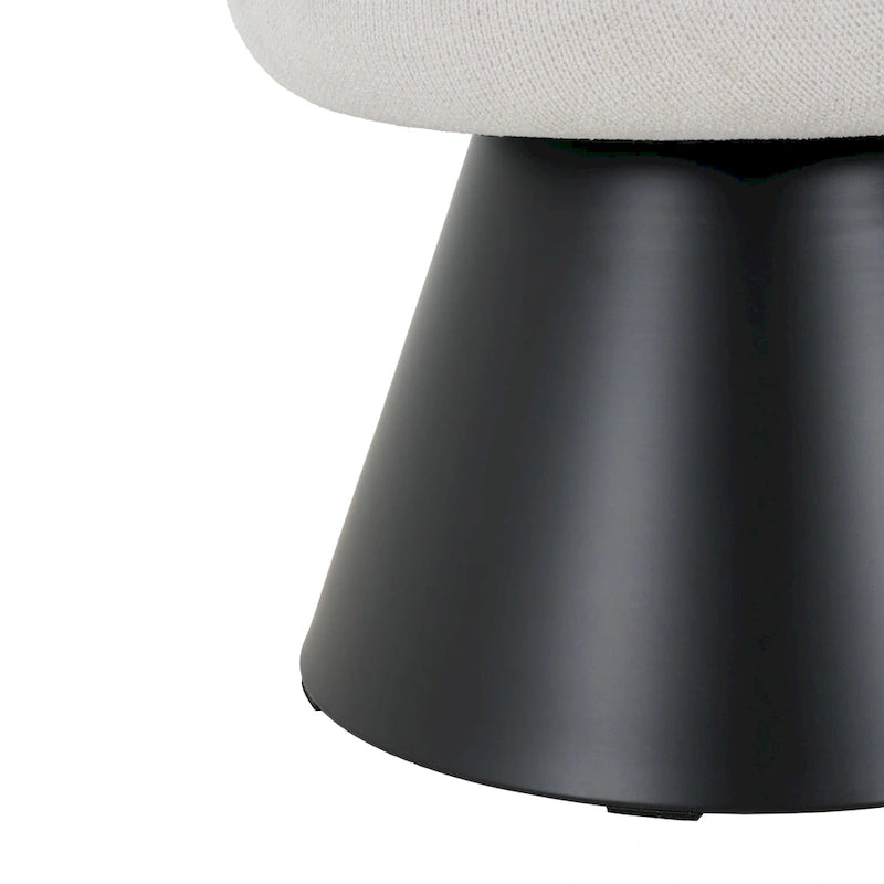 Christopher Knight Home - Banquette de salle à manger rembourrée Nathan, pouf d'entrée et de chambre à coucher à montage en 2 étapes avec pieds en fer noir