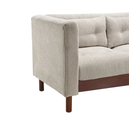 Christopher Knight Home - Canapé 3 places capitonné moderne pour salon