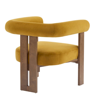 Fauteuil d'appoint Gilbert moderne à accoudoirs ronds rembourrés par Christopher Knight Home