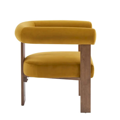 Fauteuil d'appoint Gilbert moderne à accoudoirs ronds rembourrés par Christopher Knight Home
