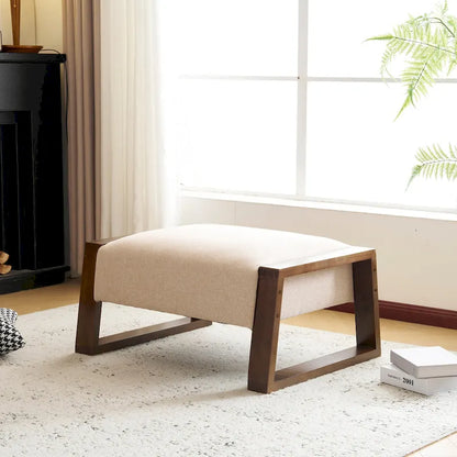 Christopher Knight Home - Pouf capitonné Harper, beige moderne, pour une polyvalence compacte