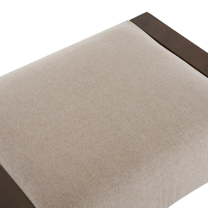 Christopher Knight Home - Pouf capitonné Harper, beige moderne, pour une polyvalence compacte