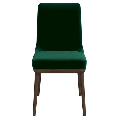 Chaise de salle à manger moderne en bois massif (lot de 2)