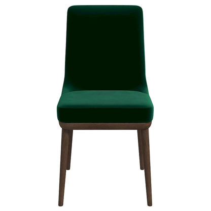 Chaise de salle à manger moderne en bois massif (lot de 2)