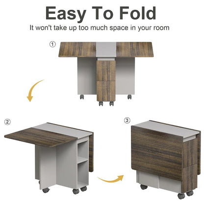 Ensemble de salle à manger extensible en bois, 5 pièces, avec 4 chaises
