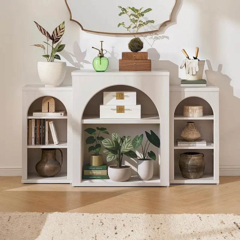 Meuble TV avec cheminée électrique Mopio Blake