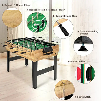 Ensemble de table de jeux combinée 10 en 1 Costway, table de jeux multi-jeux pour la maison - Voir les détails