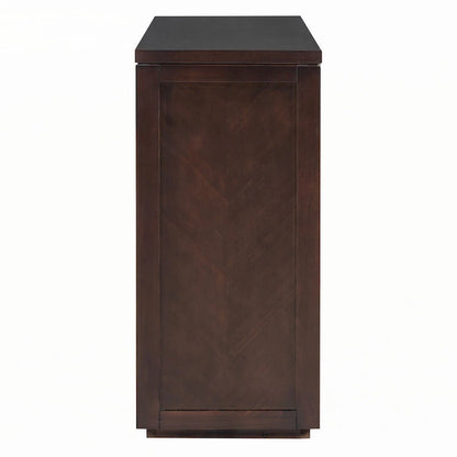 Console d'entrée rustique en bois 55 (Espresso)