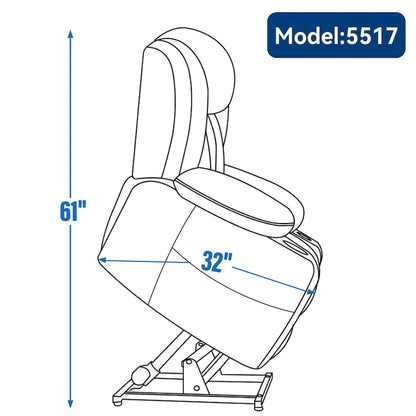 Fauteuil inclinable électrique Lazy Boy en chenille, fauteuil de massage moderne pour salon avec chauffage lombaire, ports USB et Type-C