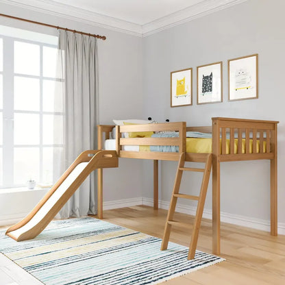Max and Lily Classic Lit mezzanine bas pour lit simple avec glissière facile