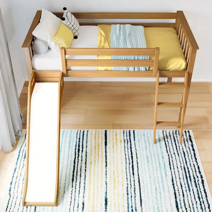 Max and Lily Classic Lit mezzanine bas pour lit simple avec glissière facile