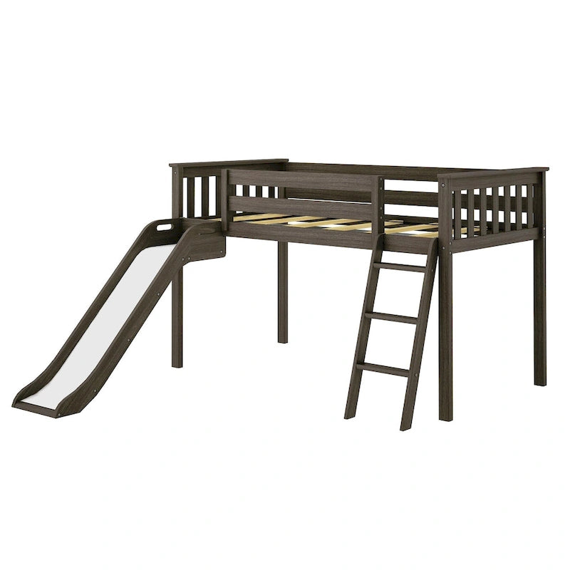 Max and Lily Classic Lit mezzanine bas pour lit simple avec glissière facile