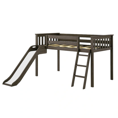 Max and Lily Classic Lit mezzanine bas pour lit simple avec glissière facile
