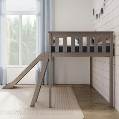Max and Lily Classic Lit mezzanine bas pour lit simple avec glissière facile