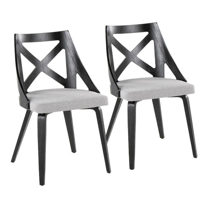 Chaise de ferme Charlotte de Gray Barn - Lot de 2