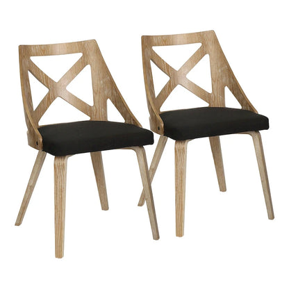 Chaise de ferme Charlotte de Gray Barn - Lot de 2