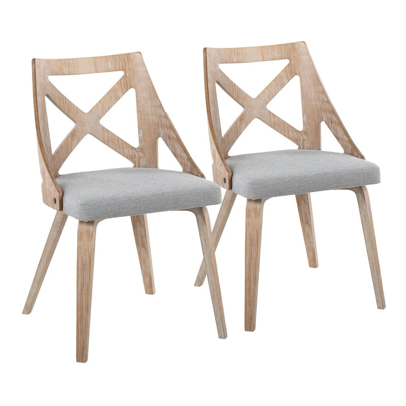 Chaise de ferme Charlotte de Gray Barn - Lot de 2