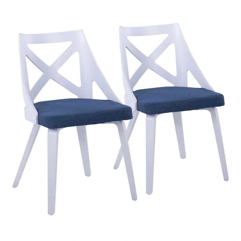 Chaise de ferme Charlotte de Gray Barn - Lot de 2