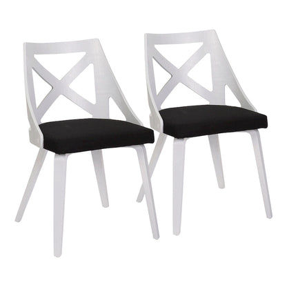 Chaise de ferme Charlotte de Gray Barn - Lot de 2
