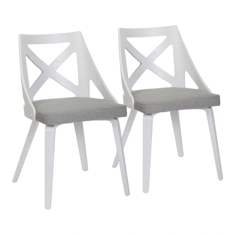 Chaise de ferme Charlotte de Gray Barn - Lot de 2
