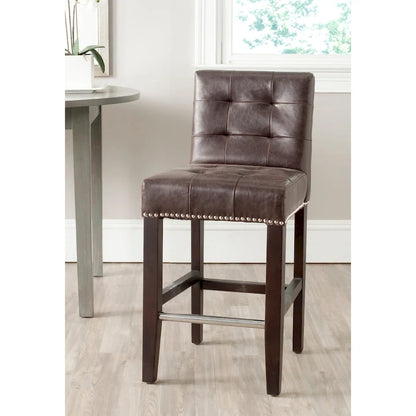 Tabouret de bar SAFAVIEH Lashunda 61 cm (24 po) - 42,4 cm (16,7 po) L x 51 cm (20,1 po) l x 87,4 cm (34,4 po) H