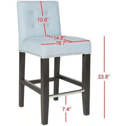 Tabouret de bar SAFAVIEH Lashunda 61 cm (24 po) - 42,4 cm (16,7 po) L x 51 cm (20,1 po) l x 87,4 cm (34,4 po) H