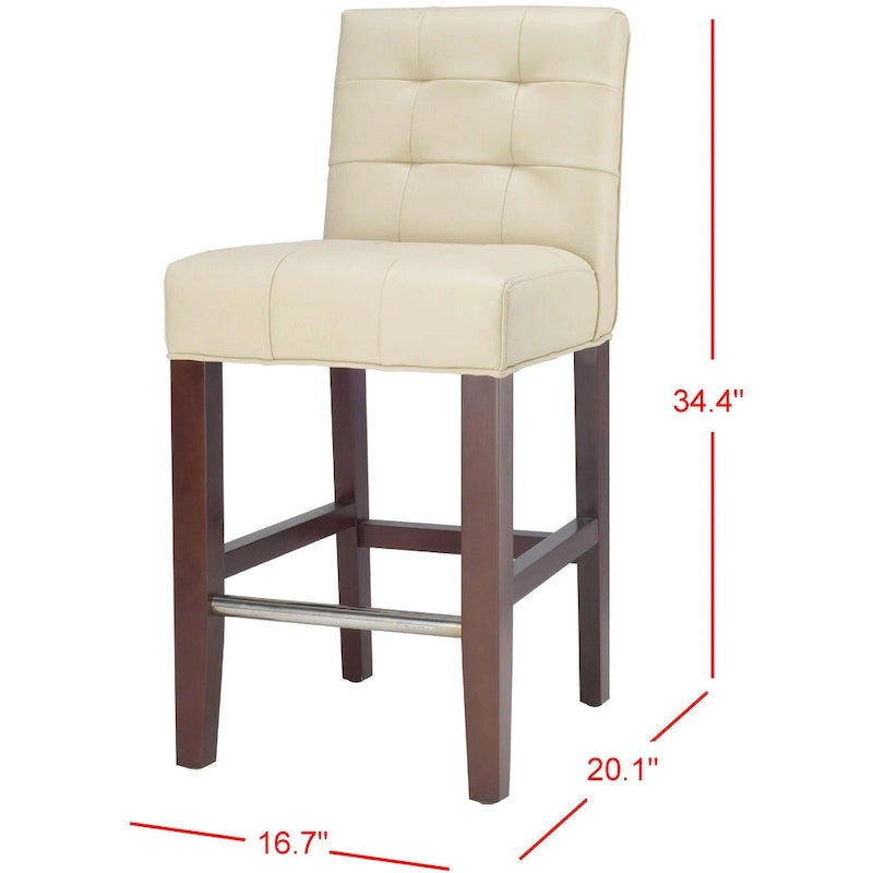 Tabouret de bar SAFAVIEH Lashunda 61 cm (24 po) - 42,4 cm (16,7 po) L x 51 cm (20,1 po) l x 87,4 cm (34,4 po) H