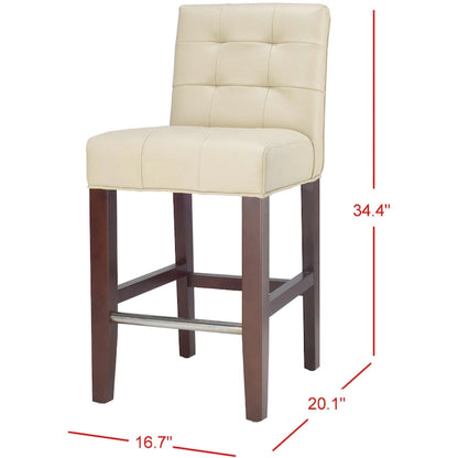 Tabouret de bar SAFAVIEH Lashunda 61 cm (24 po) - 42,4 cm (16,7 po) L x 51 cm (20,1 po) l x 87,4 cm (34,4 po) H