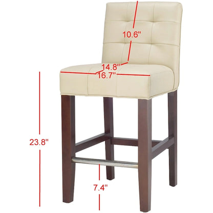 Tabouret de bar SAFAVIEH Lashunda 61 cm (24 po) - 42,4 cm (16,7 po) L x 51 cm (20,1 po) l x 87,4 cm (34,4 po) H