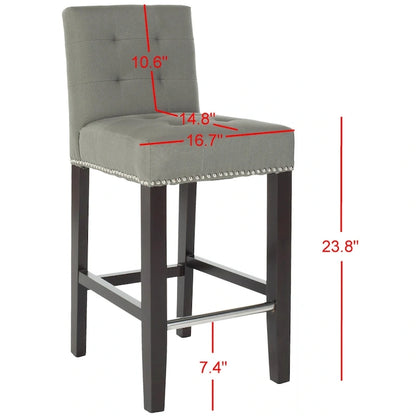 Tabouret de bar SAFAVIEH Lashunda 61 cm (24 po) - 42,4 cm (16,7 po) L x 51 cm (20,1 po) l x 87,4 cm (34,4 po) H