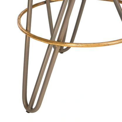 Tabouret de bar SAFAVIEH Elissa 76 cm, finition feuille d'or - 46 x 46 x 76 cm - 46 x 46 x 76 cm (L x P x H)