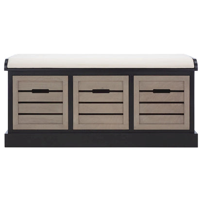 Banc à coussins SAFAVIEH Mozella à 3 tiroirs - 42 po L x 15 po P x 20 po H