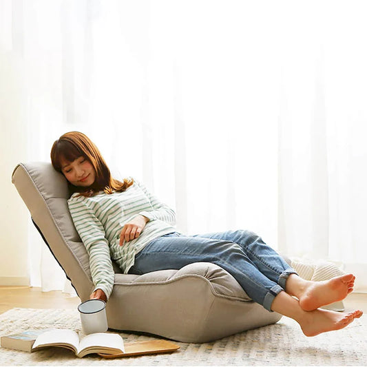 Tatami Balcony Japanese Reclining Chair - 41.30 x 23.60 x 29.00