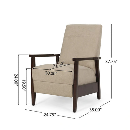 Fauteuil inclinable rembourré Plevna de Christopher Knight Home