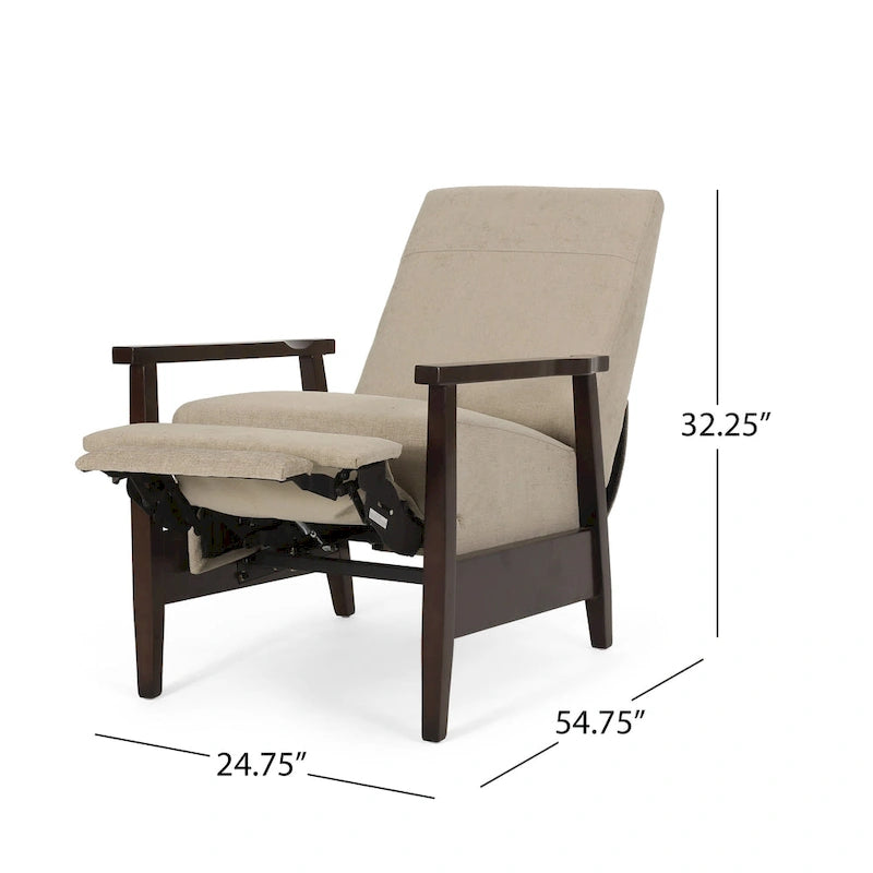 Fauteuil inclinable rembourré Plevna de Christopher Knight Home